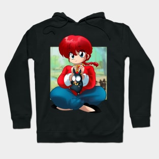 Ranma and P-Chan Hoodie